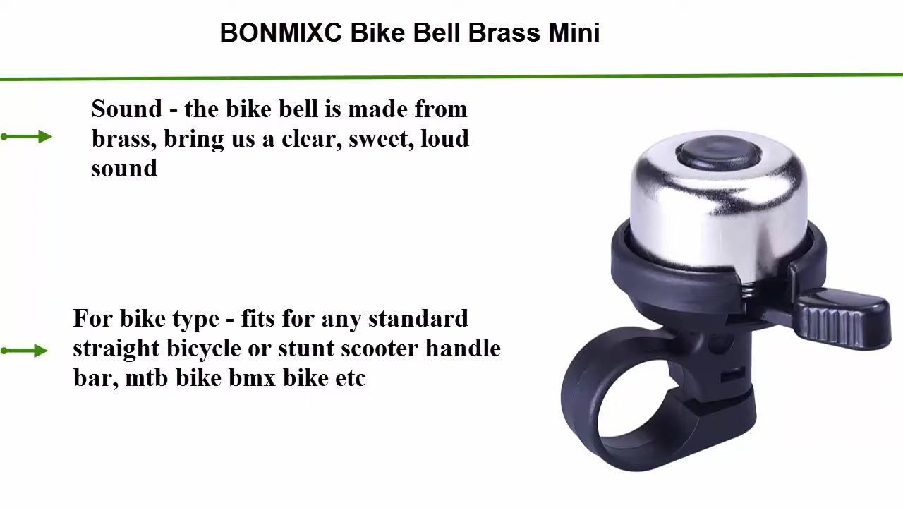 Showing the bell mounted on different types of handlebars.