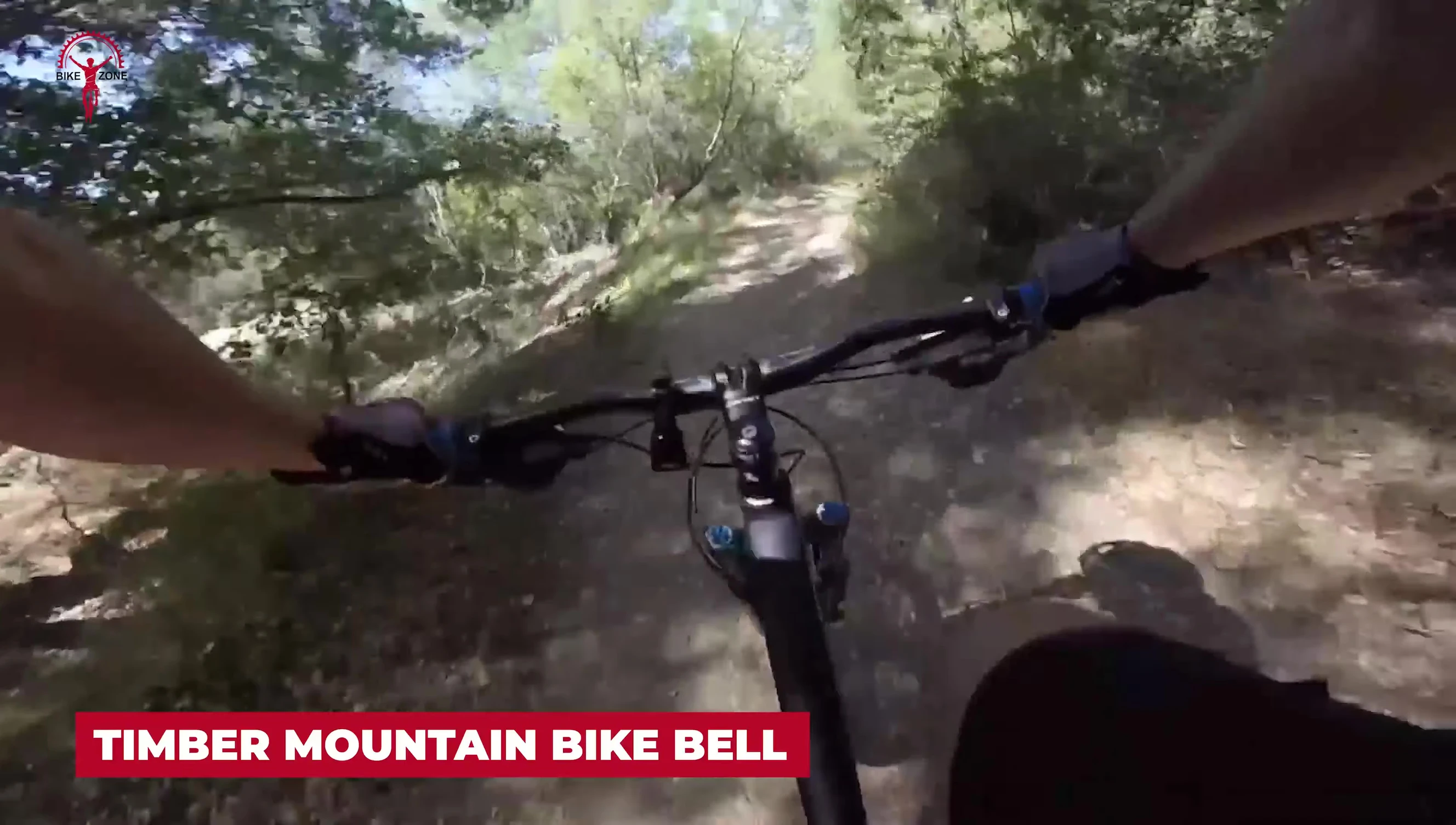 The Timber Mountain Bike Bell in stealth mode
