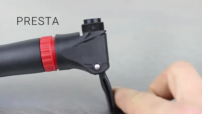 Close the lever and push the rubber seal down.