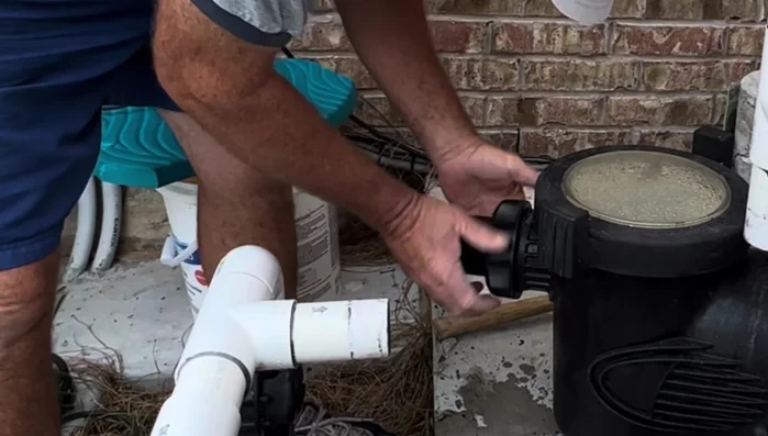 Attach the front union and tighten it to ensure a good seal.