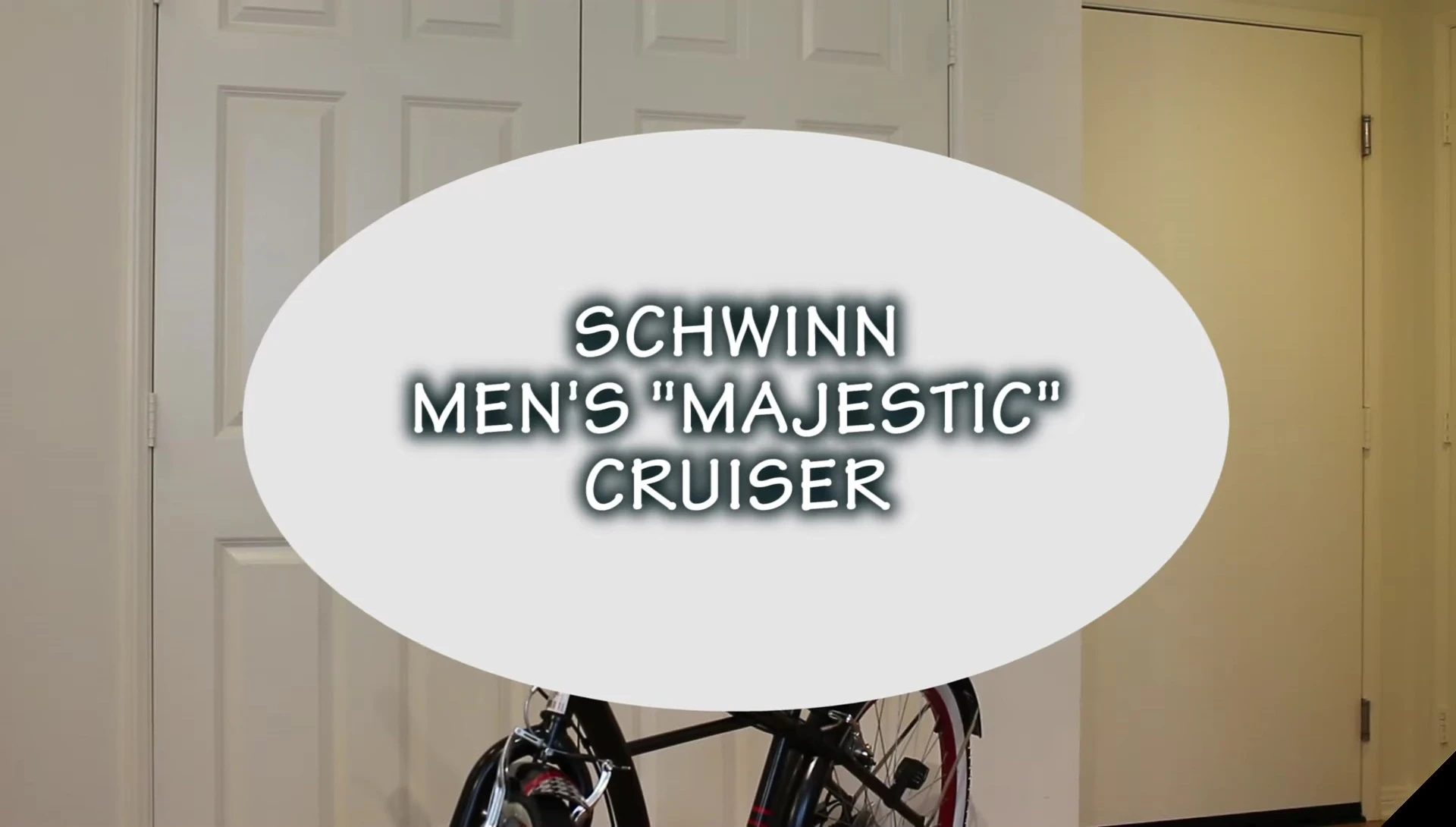 Overall shot of the Schwinn Men's Majestic Cruiser bicycle.