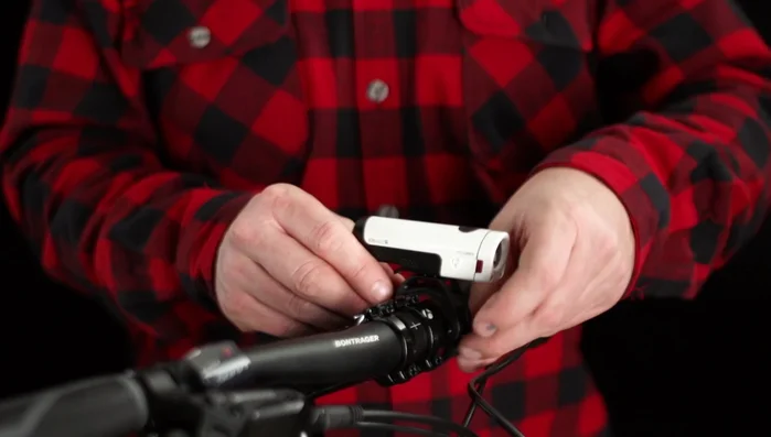 Position the light parallel to the ground.