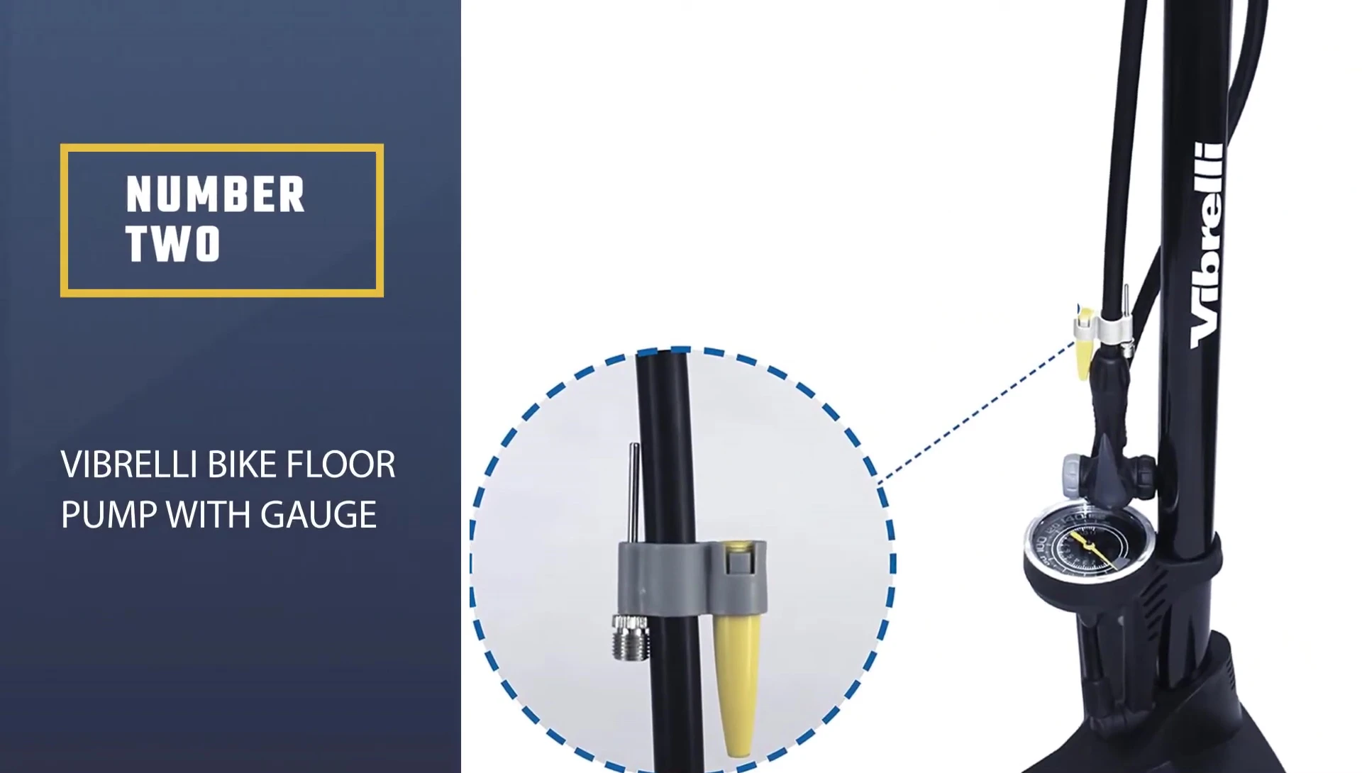 Vibrelli Bike Floor Pump