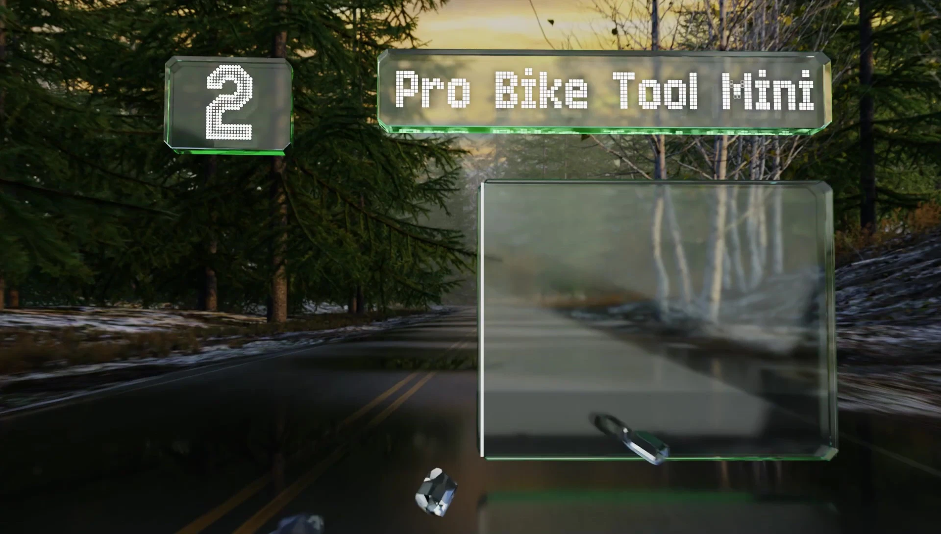 Pro Bike Tool Mini demonstrating its slim design