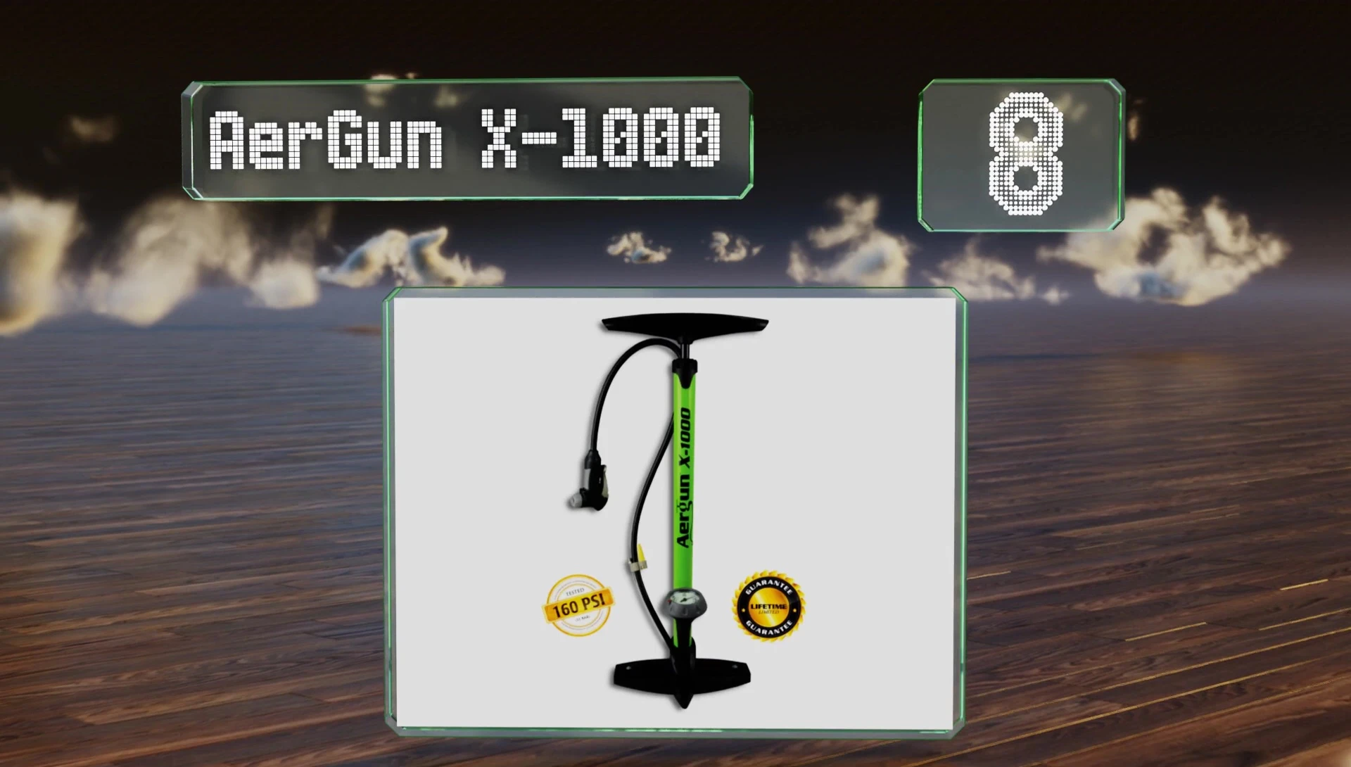 Air Gun X1000 bike pump