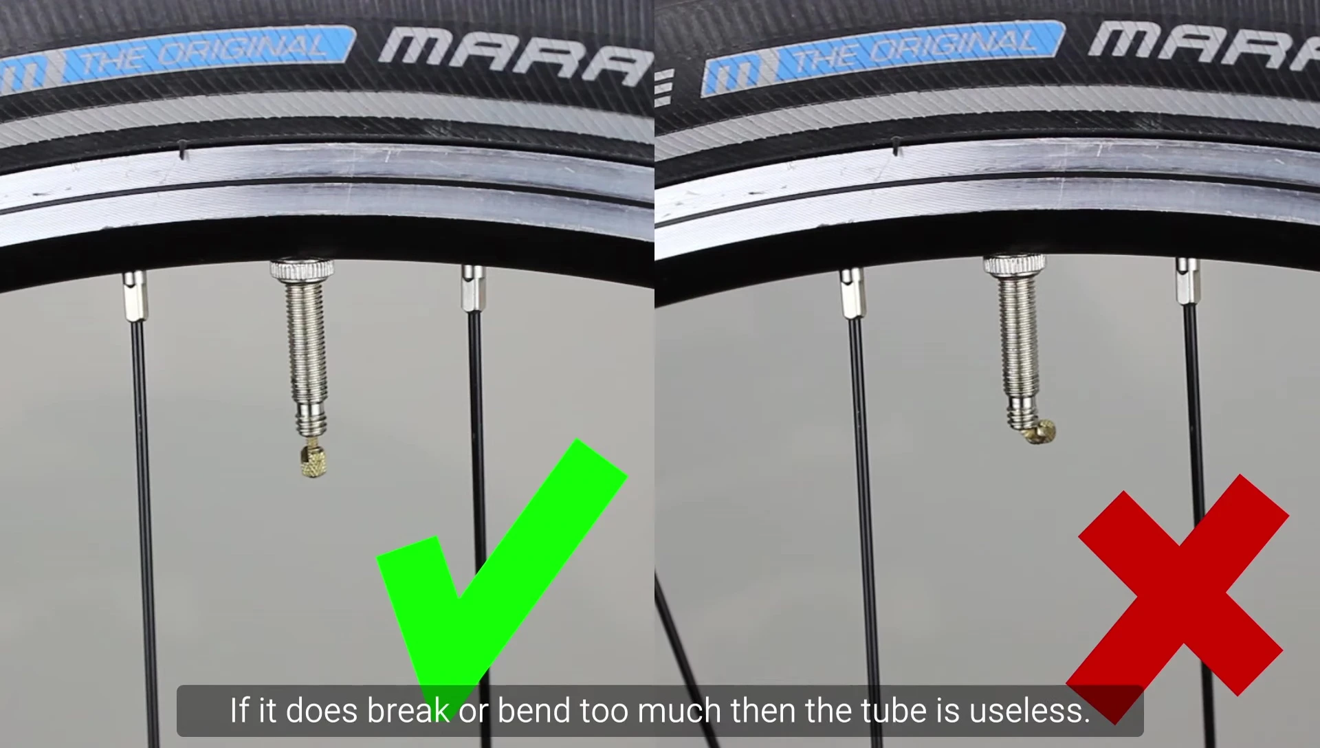 Illustrating the potential damage to the brass screw if the pump is removed incorrectly.