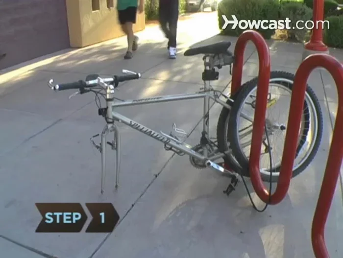 Leave your bike in a well-lit, public area with high pedestrian traffic.