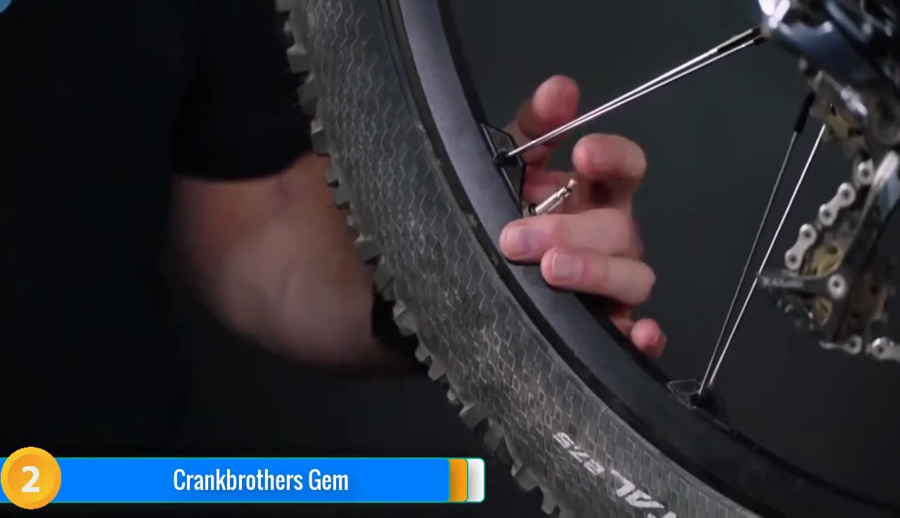 Detail of the Crank Brothers Gem pump head
