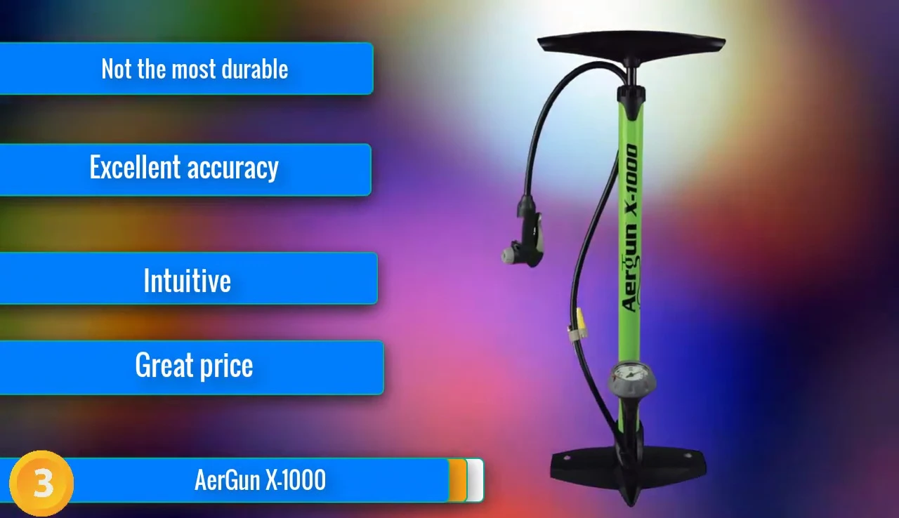 Airgun X-Thousand pump in action