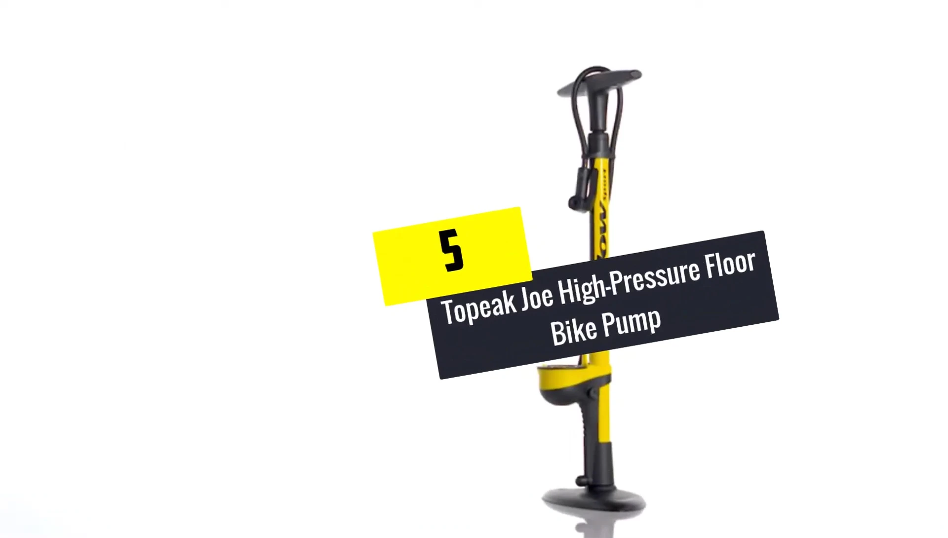 Topeak Joe High Pressure Floor Pump close-up