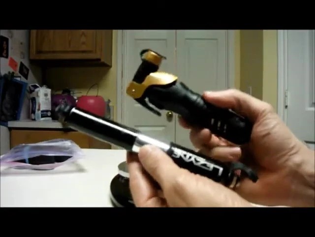 CO2 Cartridge next to the pump