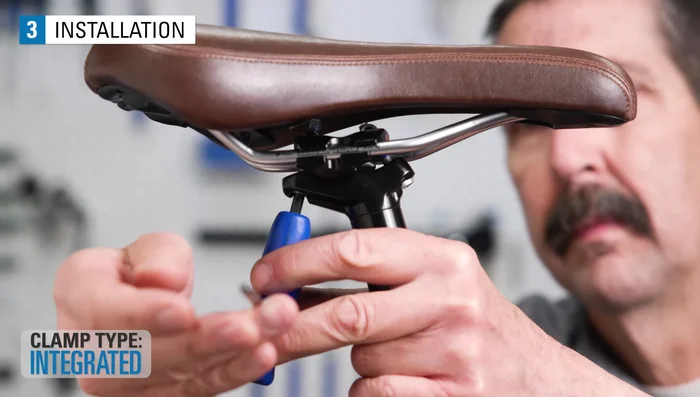 Loosen the seat post mounting bolt(s).