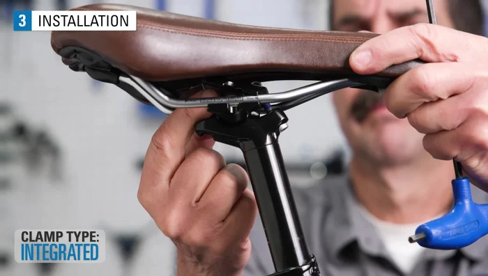 Remove the old saddle.