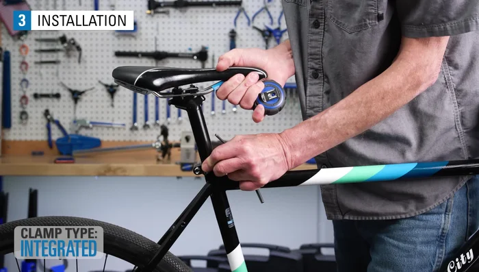 Double-check saddle height and make final adjustments after a test ride.