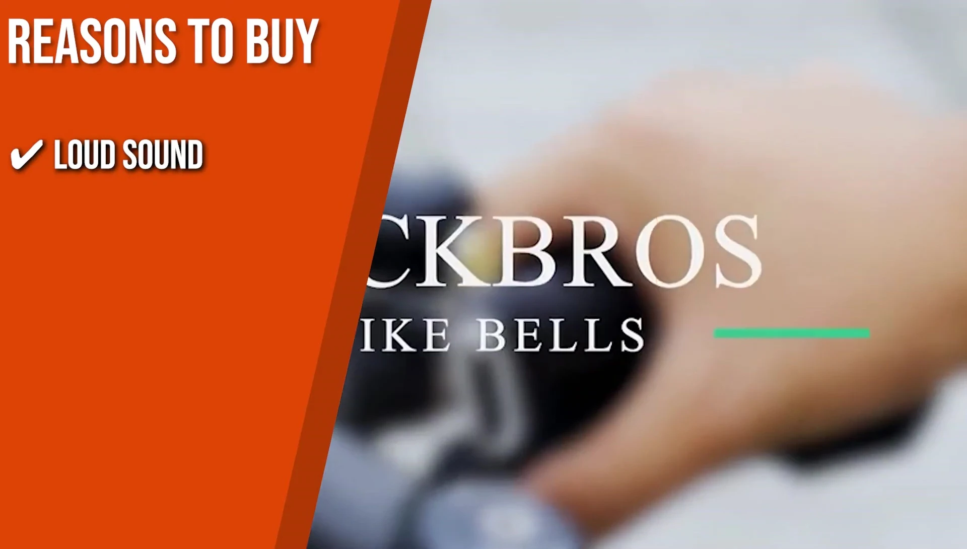 Image emphasizing the bell's loud sound.