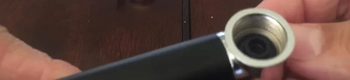 Ensure the adapter is fully seated and level inside the pump.