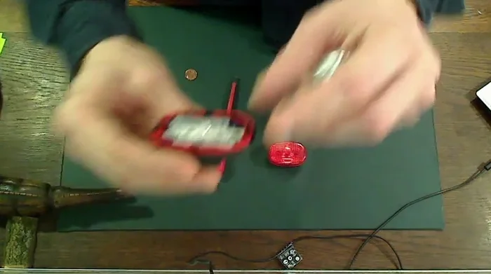 Snap the lamp back together.