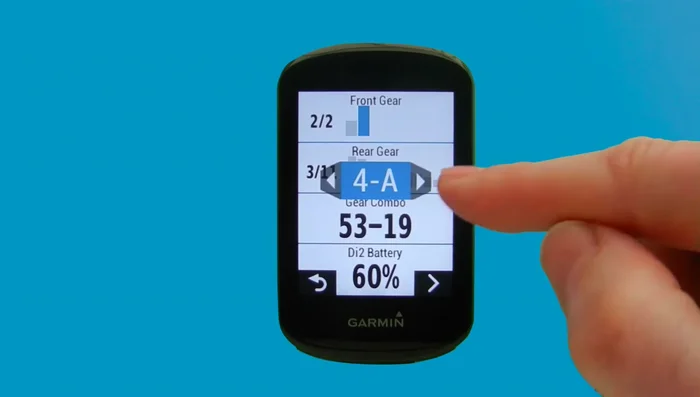 Swap data fields by tapping and holding, then dragging to the desired position.