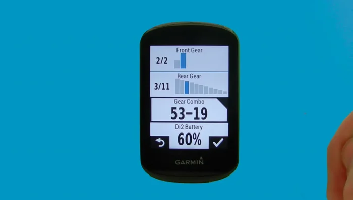 Swap data fields by tapping and holding, then dragging to the desired position.