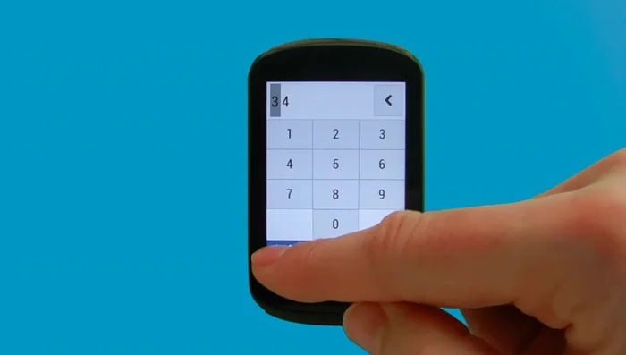 Manually update gear ratios (front and rear) if needed using the sensor details screen.
