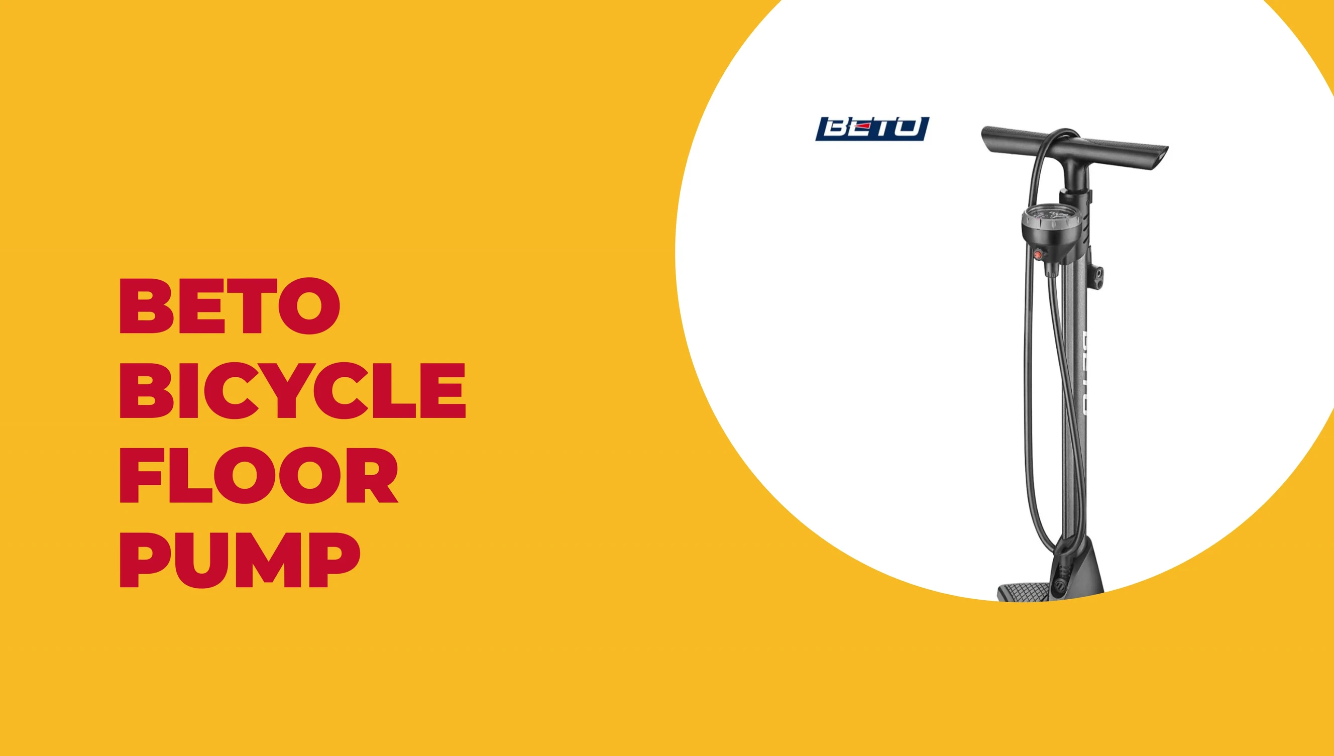 Beto bicycle floor pump