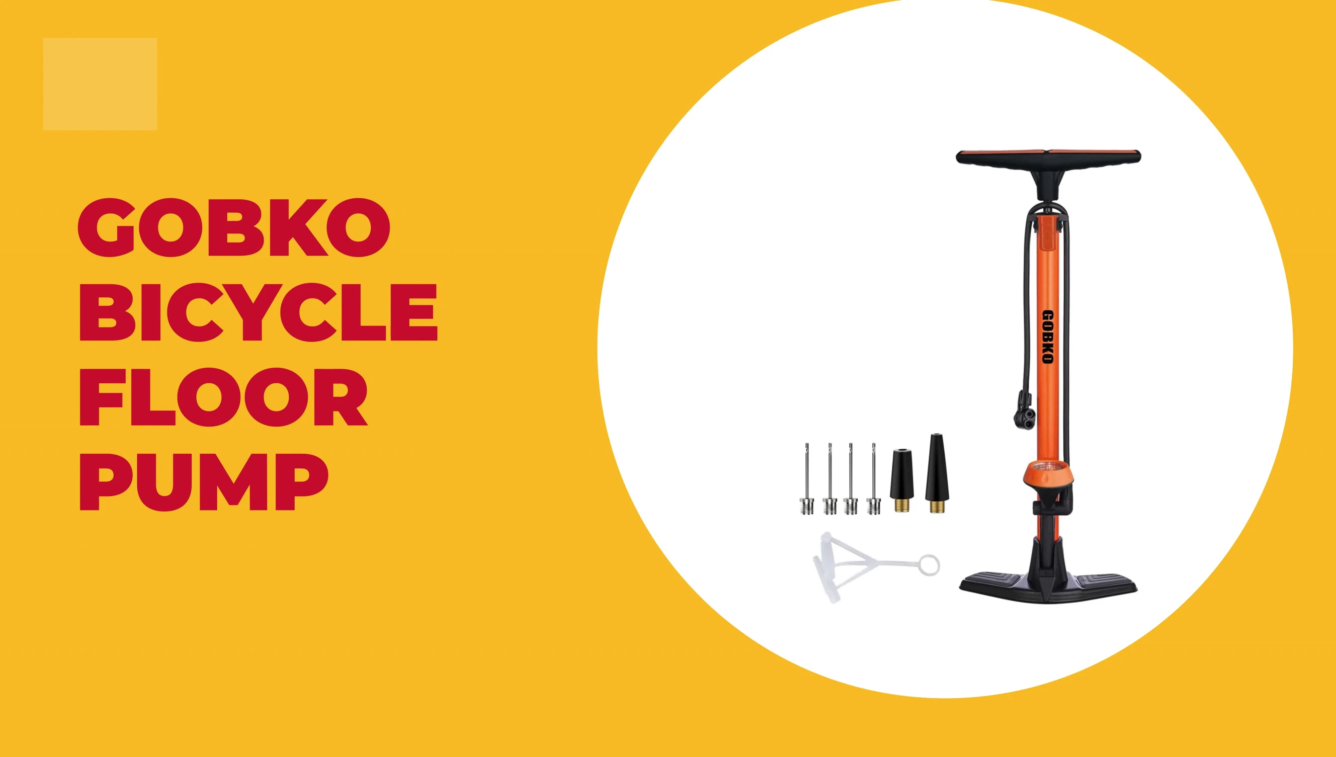 Gobco bicycle floor pump