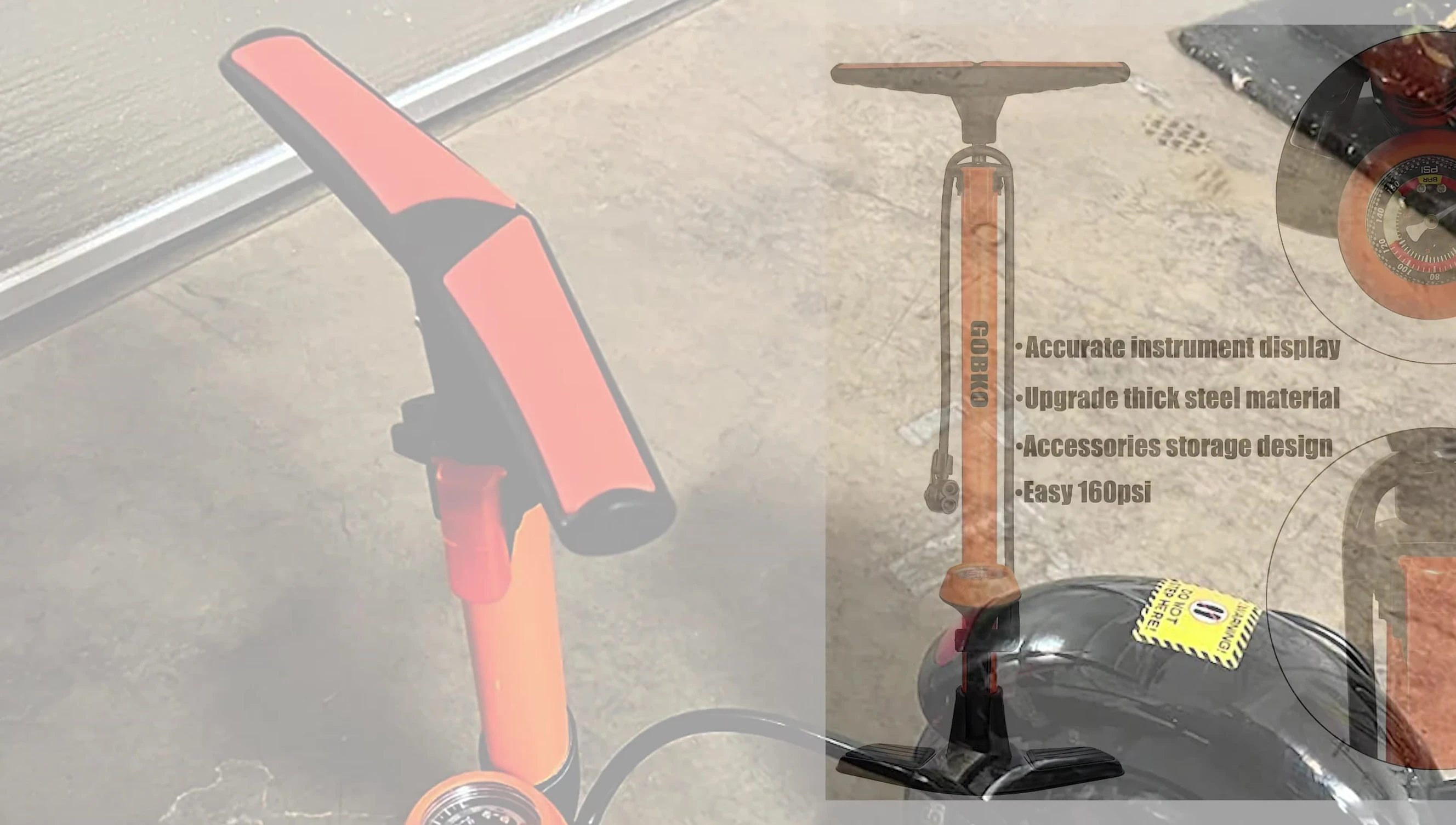 Gobco pump base and dual head