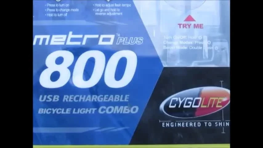 The Cygolite Metro Plus 800 and Hotshot Pro 150 combo pack box
