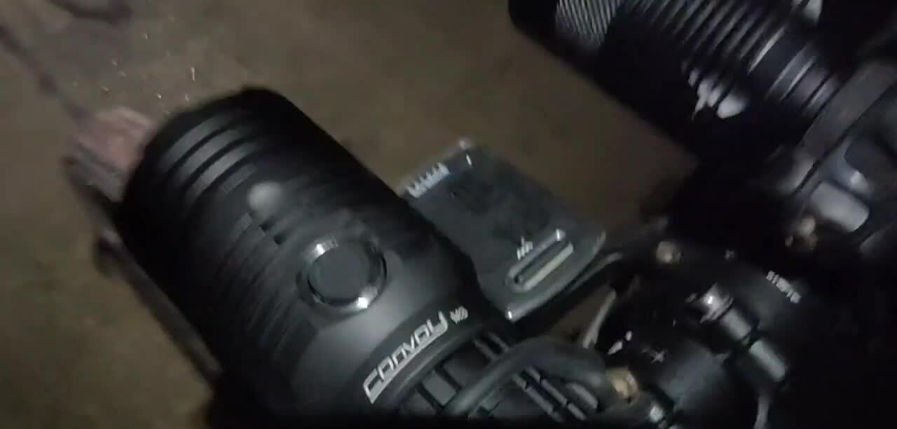 Convoy M3 with extension tube mounted on the bike
