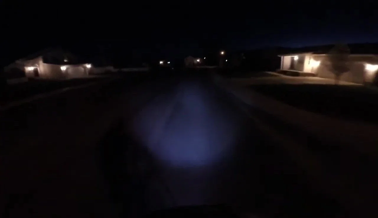 The taillight included in the package