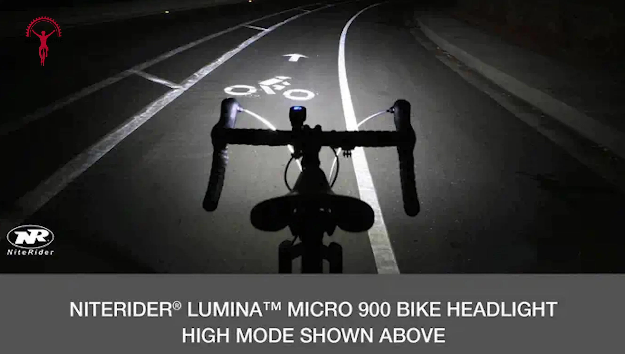 Night Rider Lumin Micro 900 demonstrating brightness