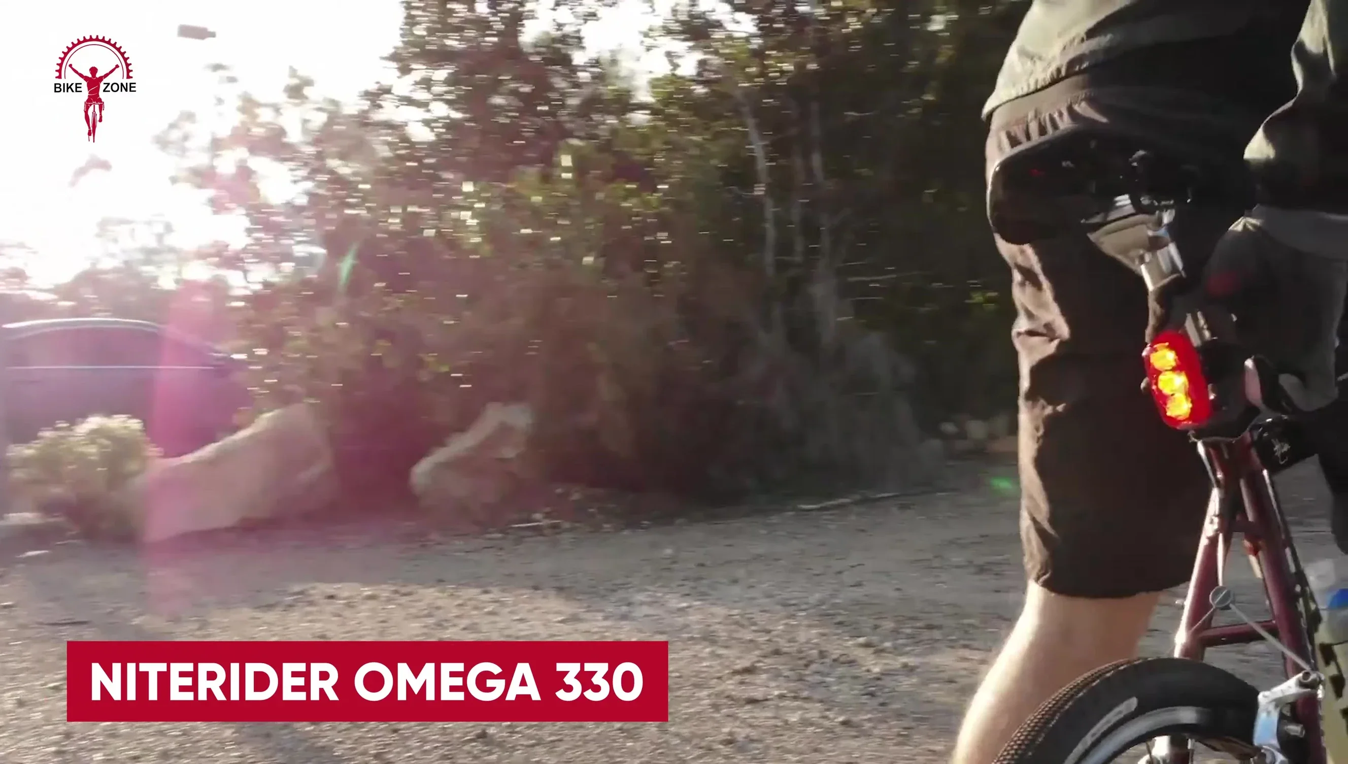 Night Rider Omega 330 tail light shown