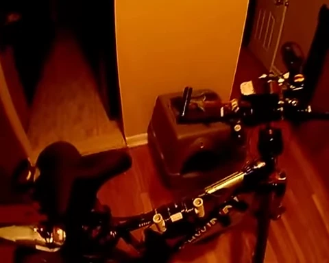 The homemade PVC mounting bracket