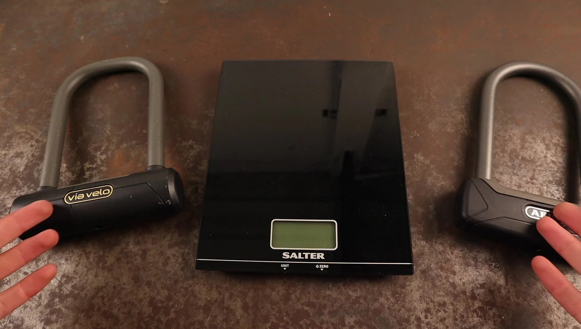 Weight comparison of the locks