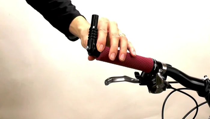 Use the included hex wrench to tighten the bolt until the mirror base is secured.