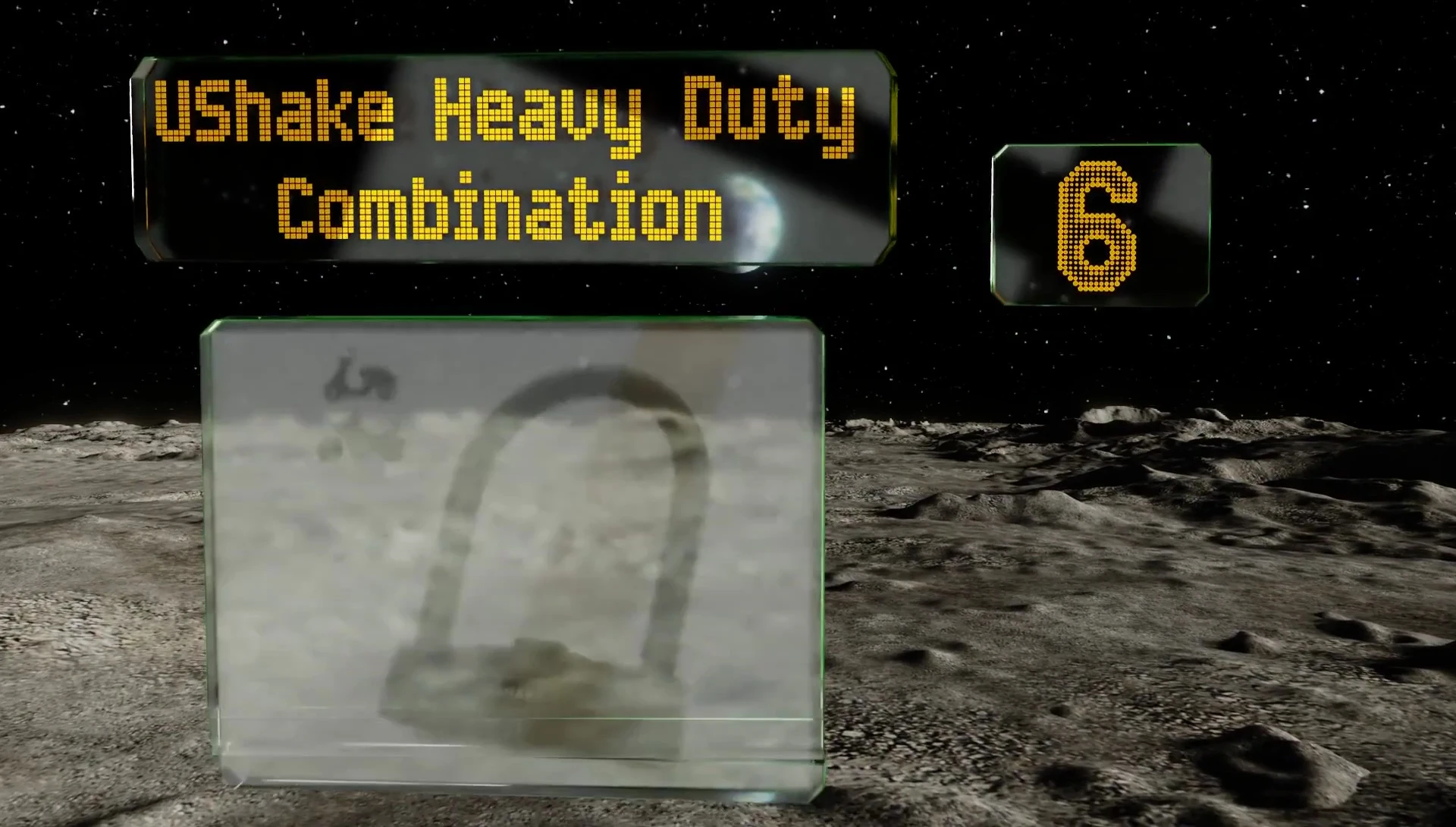 The heavy-duty combination U-lock