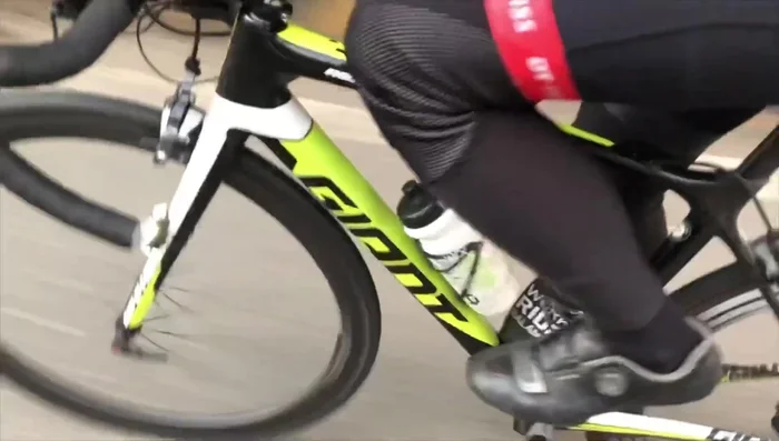 Position your bike crank horizontally (straight up).