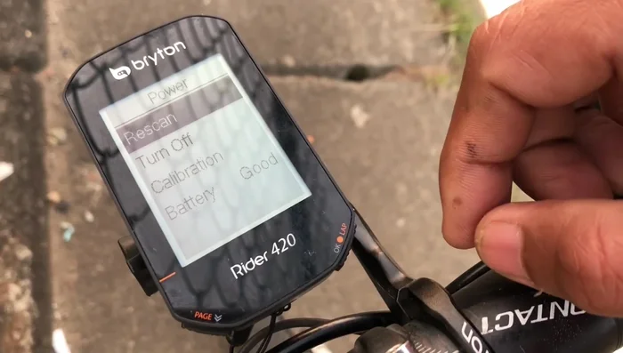 Choose 'Calibration' option.