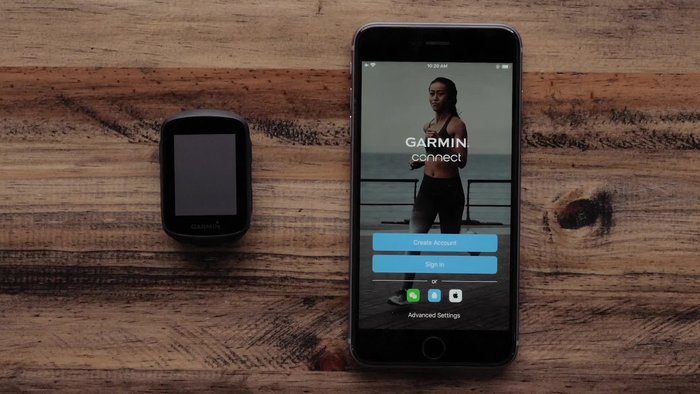 Power on your Edge 130 Plus.