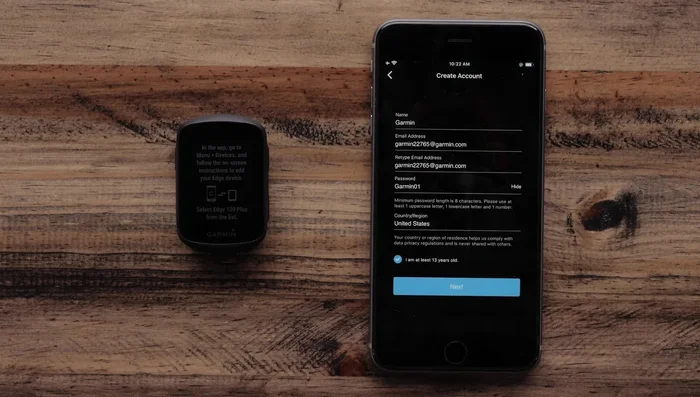 Enter the Bluetooth pairing code displayed on the Edge 130 Plus into the Garmin Connect app and select 'pair'.