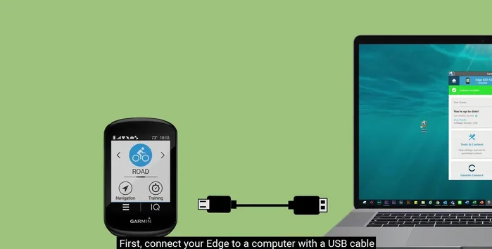 Ensure Garmin Express is installed on your computer and open the software.