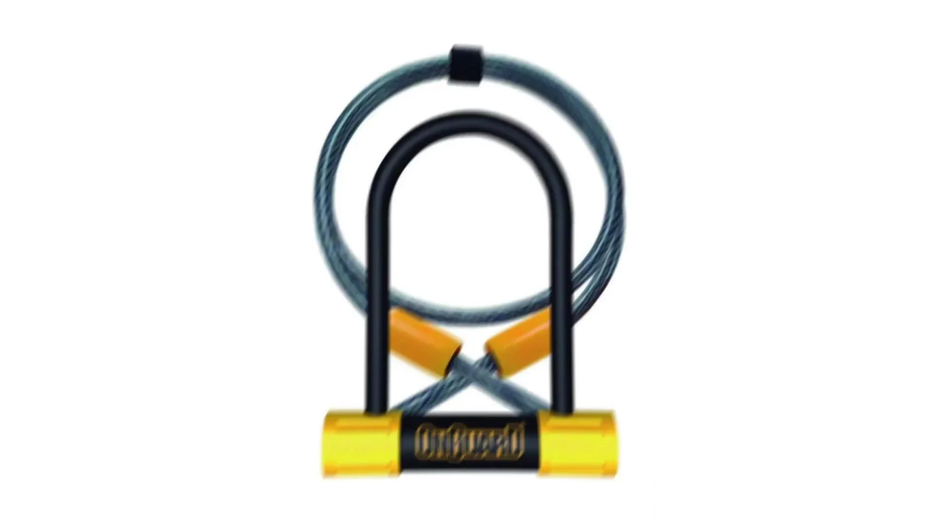 OnGuard Bulldog Medium DTU Lock securing a bike