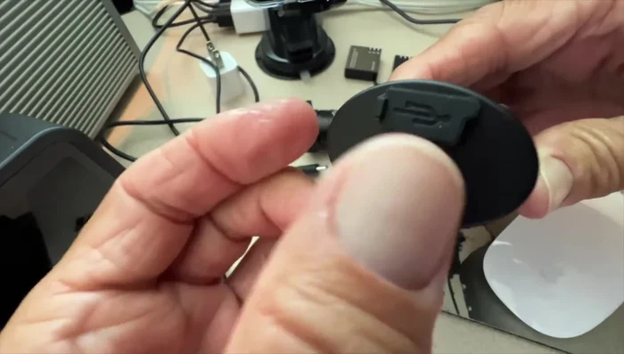 Install the lights on the bicycle, ensuring the charging ports are sealed to prevent water damage.