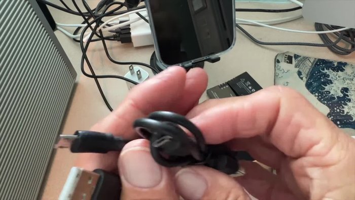 Check existing cables. The video demonstrates that the provided cables are identical to the ones already owned.