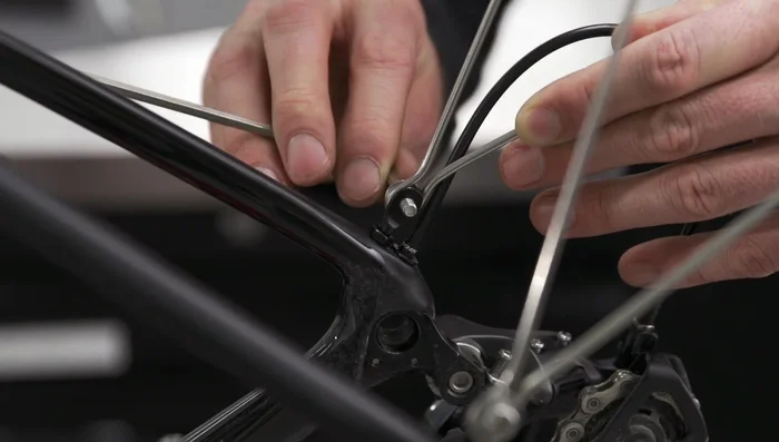 Torque the eye bolt hardware to a max of 5.2 Newton meters.