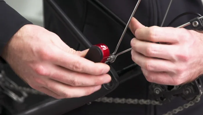 Torque the eye bolt hardware to a max of 5.2 Newton meters.