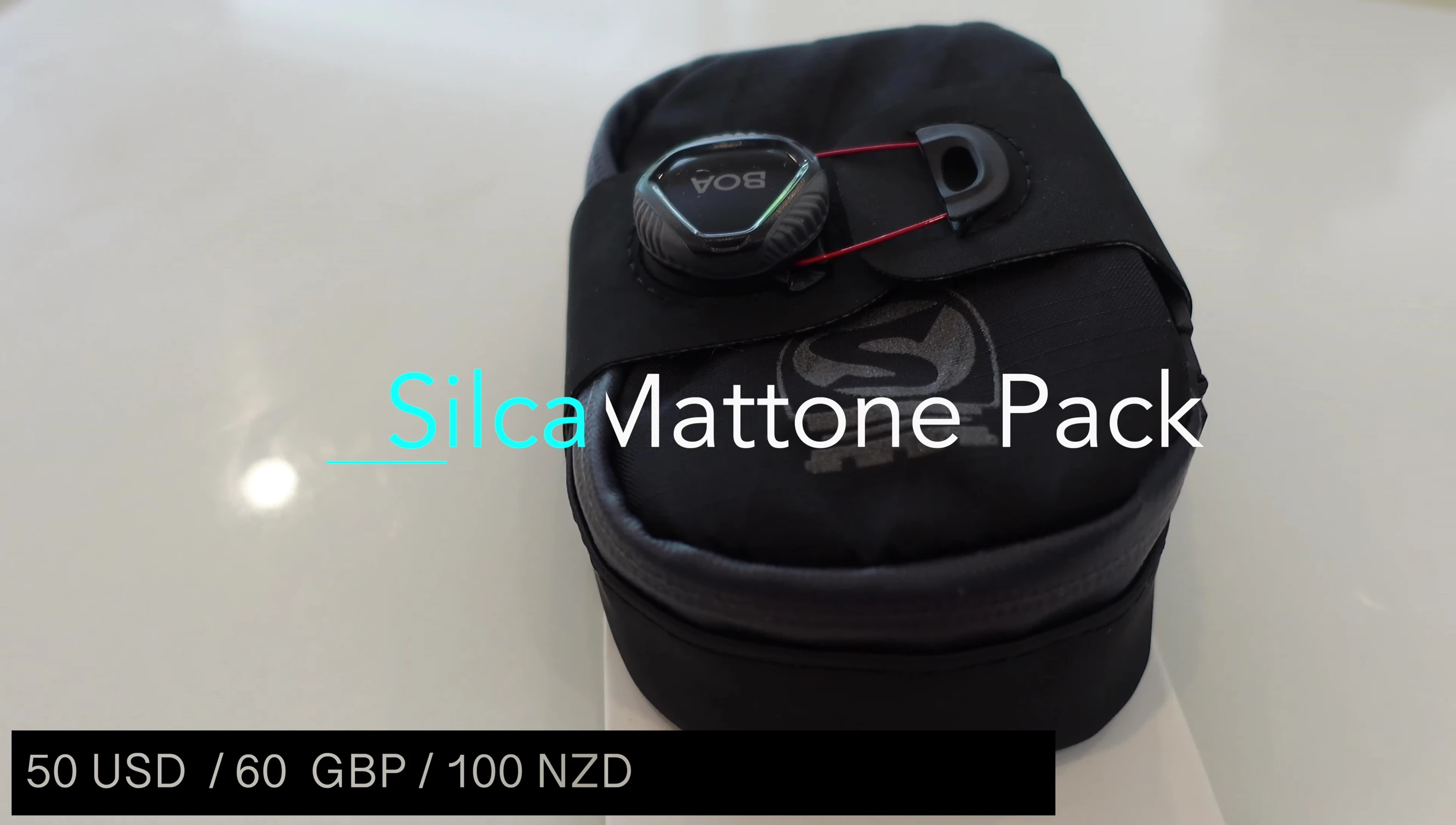 Silca Matone Seat Pack shown in the packaging.
