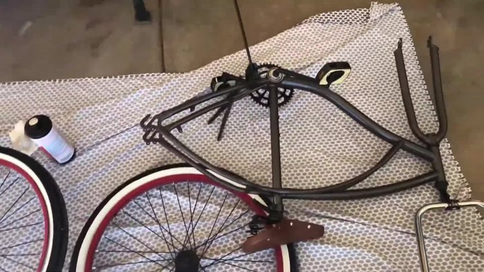 Tape off areas you don't want painted.