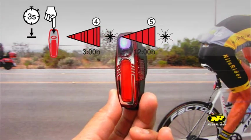 The Sabre35 demonstrating its very rapid flash mode.