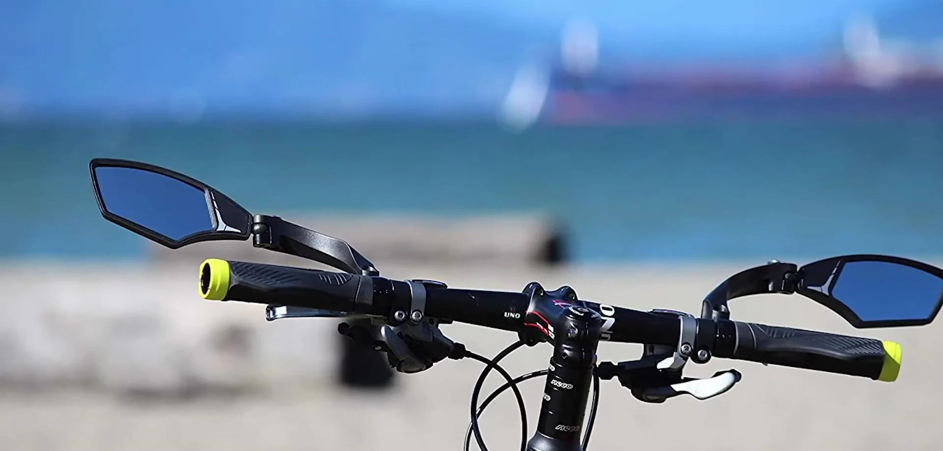 The Haffney bike mirror presented